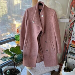 Kenneth Cole New York Pink Pea Coat